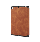 iPad Mini 4/5 | iPad Mini 4/5 - DG.MING™ Trifold Læder Cover m. Stander - Brun - DELUXECOVERS.DK