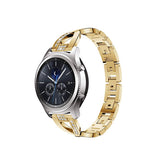 Samsung Galaxy Watch 6 Classic | Samsung Galaxy Watch 6 Classic (43/47mm) -  Diamant Rustfrit Stål Dame Urrem - Guld - DELUXECOVERS.DK