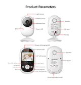 Gadgets | Digital Babyalarm m. Kamera 2.4" LCD skærm - Hvid - DELUXECOVERS.DK