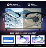 Bluelight briller | DeLX™ LumenShield Anti Blue Light Brille - Sort - DELUXECOVERS.DK