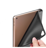 iPad 6 | iPad 6 - 9.7" - DG.MING™ Trifold Læder Cover m. Stander - Grå - DELUXECOVERS.DK