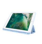 iPad Air 2 | iPad Air 2 9.7" (2014) - SoftHue™ Silikone Tri-Fold Cover - Babyblå - DELUXECOVERS.DK