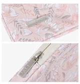 Macbook Sleeve | MacBook Pro/Air 15" - Rose Flowers Læder Sleeve m. hank - Pink - DELUXECOVERS.DK