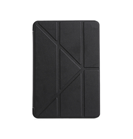 iPad Mini 4/5 | iPad Mini 4/5 - Orgami Trifold Læder Cover M. Stander - Sort - DELUXECOVERS.DK