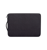 Macbook Sleeve | MacBook Pro/Air 15" - DELUXE™ Himalaya Stof Sleeve - Sort - DELUXECOVERS.DK