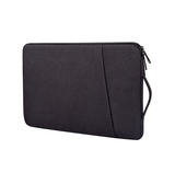 Macbook Sleeve | MacBook Pro/Air 15" - DELUXE™ Himalaya Stof Sleeve - Sort - DELUXECOVERS.DK