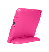 iPad 7/8/9 | iPad 10.2" 7/8/9 (2019/2020/2021) EVA Børnevenligt Stødsikkert Cover M. Stander - Pink - DELUXECOVERS.DK