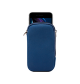 Samsung Galaxy S9+ | Samsung Galaxy S9+ - Simple Nylon Sleeve Etui M. Lynlås - Navy / Blå - DELUXECOVERS.DK