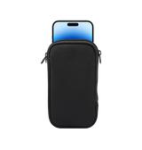 iPhone 14 Pro | iPhone 14 Pro- Simple Nylon Sleeve Etui M. Lynlås - Jet Black - DELUXECOVERS.DK