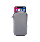 Huawei P Smart (2019) | Huawei P Smart (2019) - Simple Nylon Sleeve Etui M. Lynlås - Grå - DELUXECOVERS.DK