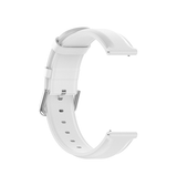 Samsung Galaxy Watch 3 (22mm) | Samsung Galaxy Watch 3 (45mm) - ADENA™ Round Tail Læder Urrem - Hvid - DELUXECOVERS.DK